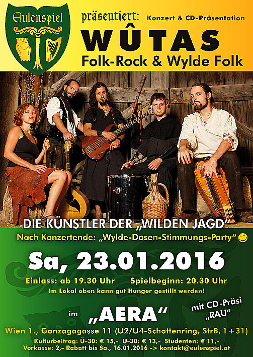 2016-01-23 WÛTAS - Konzert & CD-Präsentation